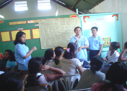 Sign language training and workshop.